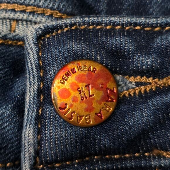 Zara Basic Denim Jeans Women’s size 8 Blue - Picture 3 of 9